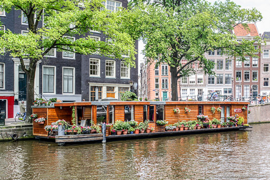 Houseboat in Amsterdam