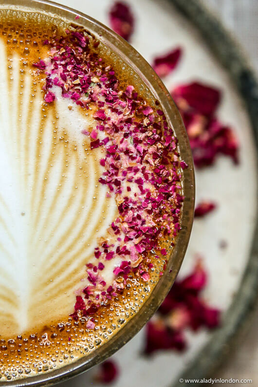 Rose Latte at Farm Girl
