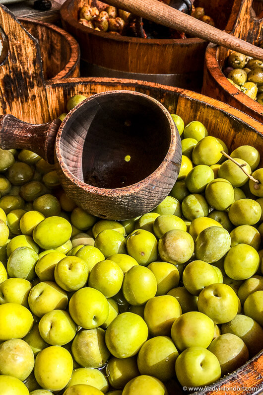 Olives at a Sunday Market in London