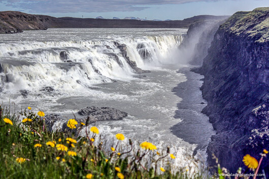 Gullfoss, Iceland in Summer
