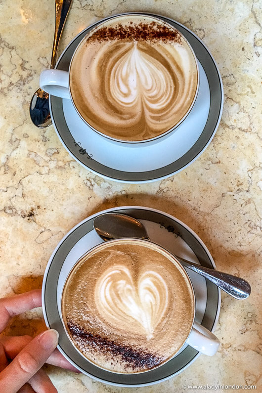 Coffees at The Wolseley in London