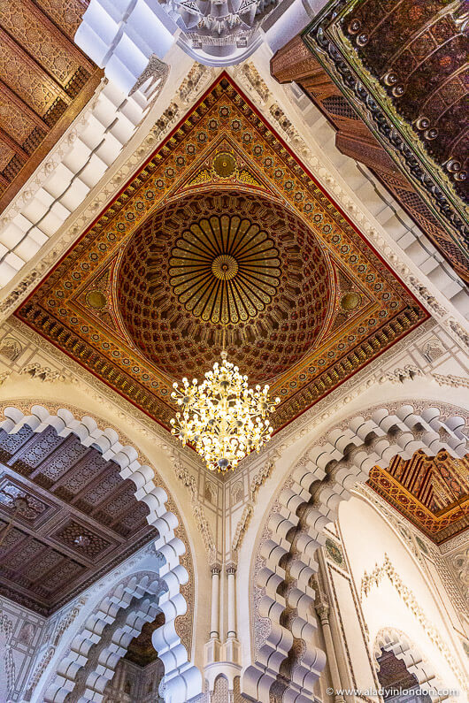 Interior of Hassan II Mosque