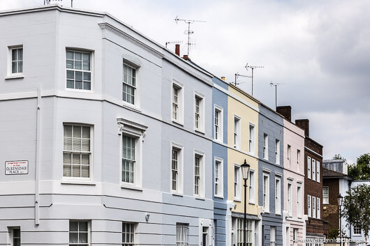 Colorful Houses in London