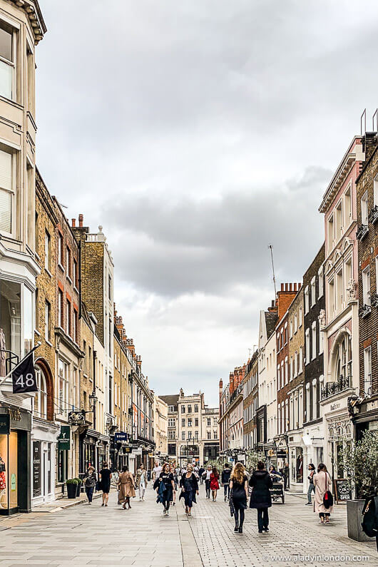South Molton Street in London