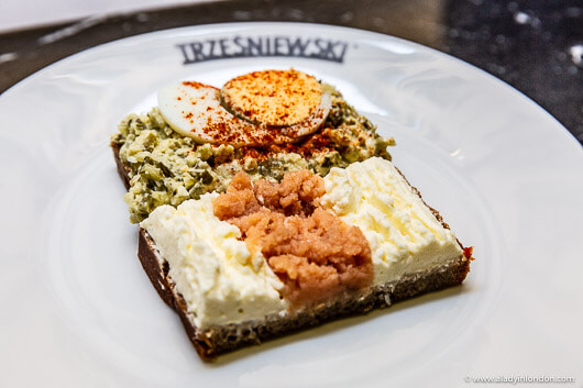 Sandwiches from Trzesniewski
