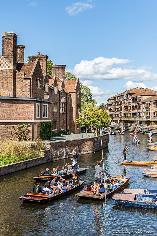 View from Magdalene Bridge in Cambridge