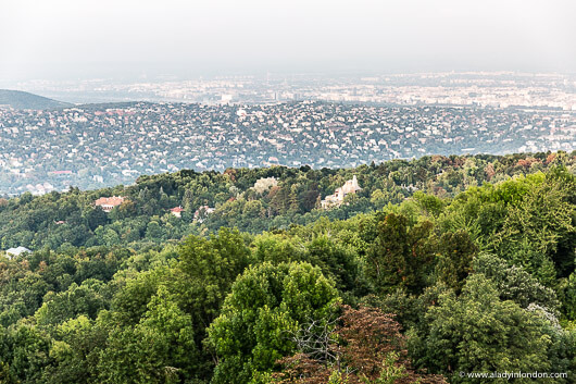 View from Normafa Park, Budapest