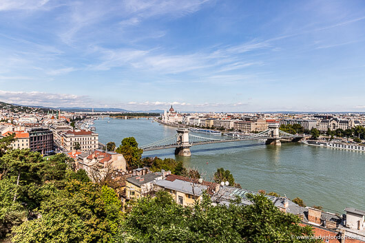 View of Budapest from Castle Hill