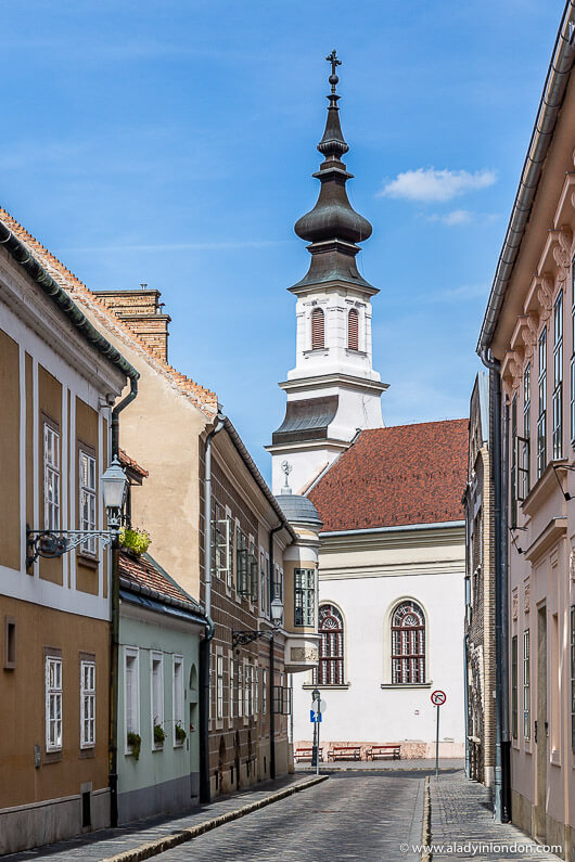 Street on Castle Hill in Budapest