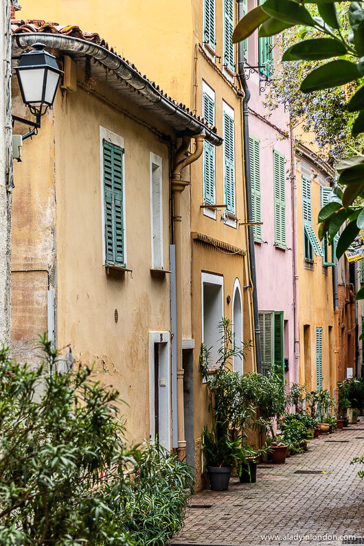 Houses in the Old Town in Villefranche-sur-Mer