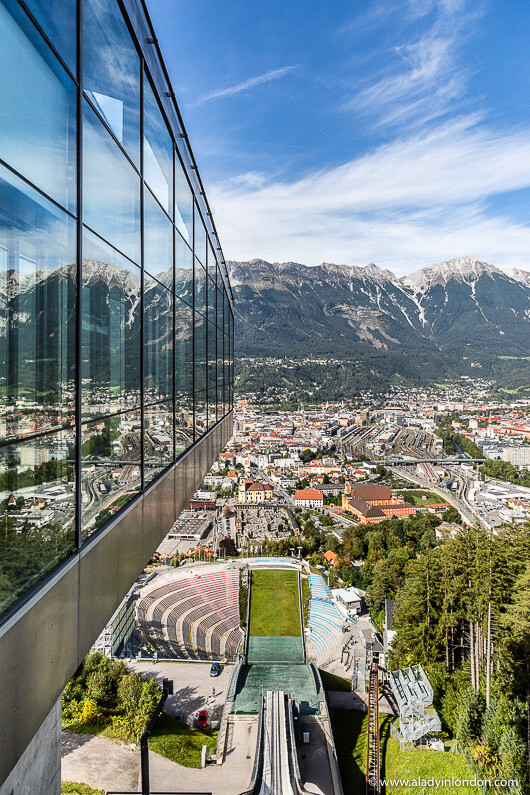 View from the Ski Jump in Innsbruck