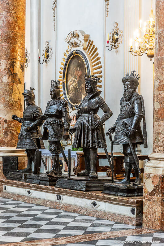 Statues in The Court Church, Innsbruck