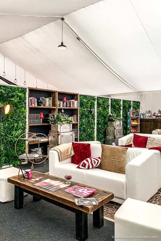 Cheltenham Literature Festival VIP Lounge