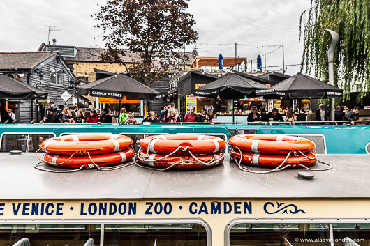 Canal Boat in Camden