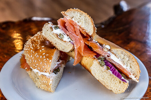 Bagel with Smoked Salmon and Cream Cheese