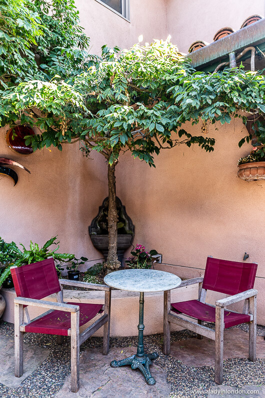Hidden Courtyard at Barterra Winery, Half Moon Bay