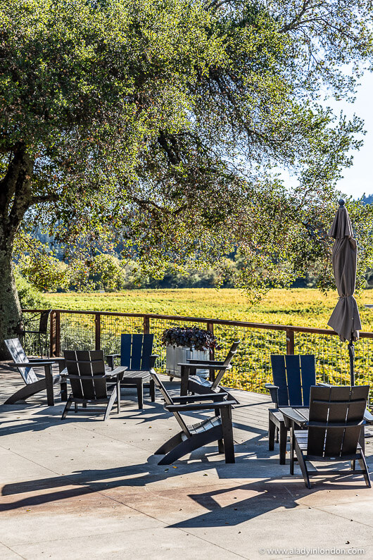 Deck at Wilson Winery in Sonoma