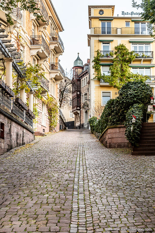 Historic Street in Baden-Baden