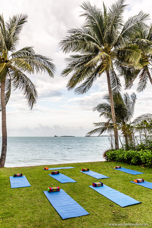 Yoga on the Beach in Koh Samui, Thailand