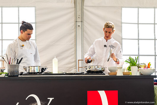 Chef Clare Smyth at Cayman Cookout