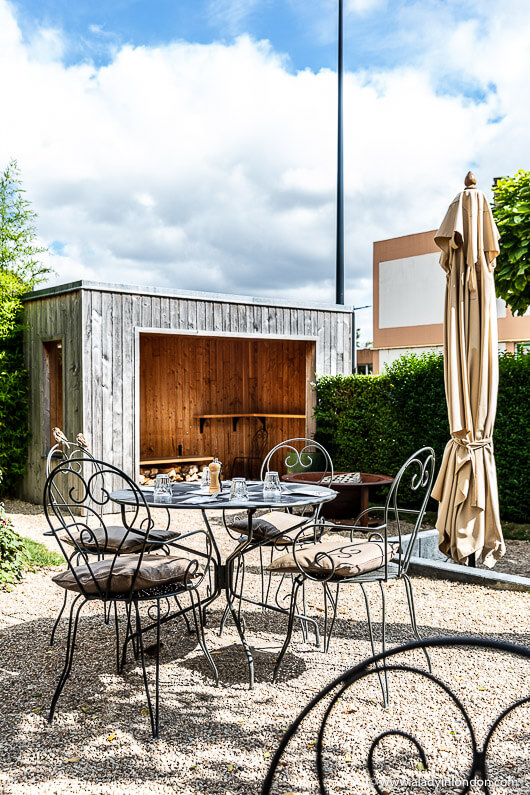 Garden at Les Enfants Sages in Le Havre