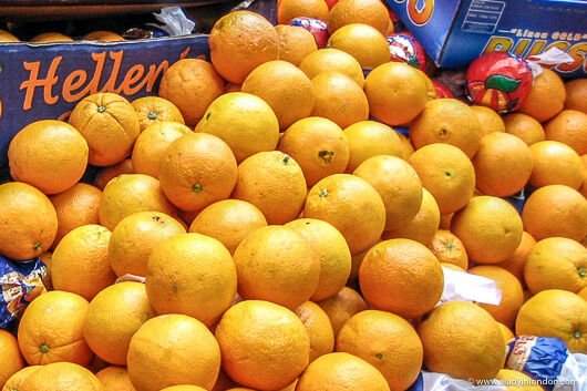 Oranges at Borough Market