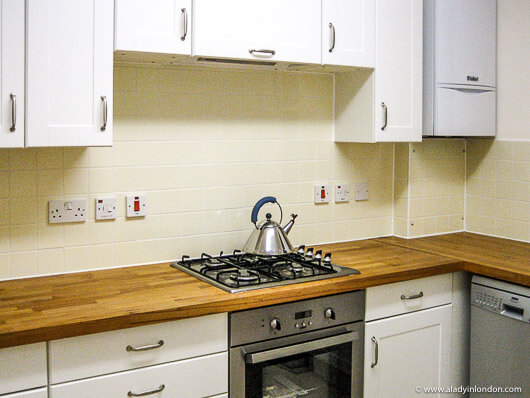 Kitchen in a Flat in London