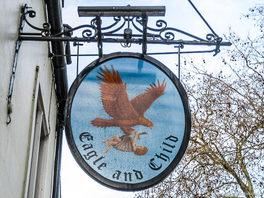 Eagle and Child Pub in England