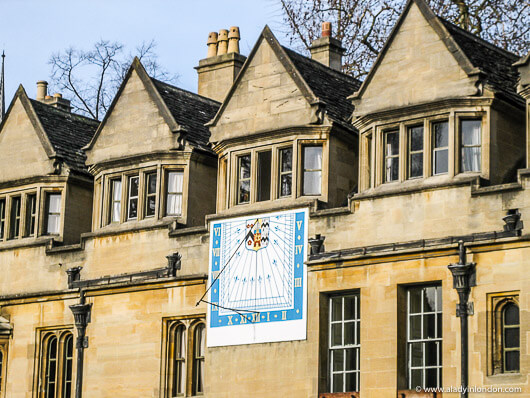 College Building at Oxford University