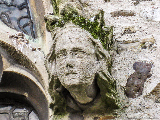 Detail on a Church in Rye, England