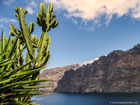 View of Los Gigantes in Tenerife