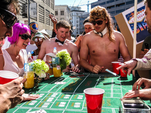 Gambling Table at Bay to Breakers