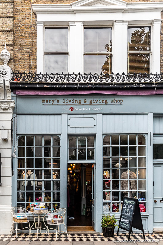 Charity Shop in Primrose Hill