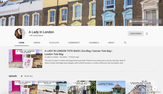 A Lady in London YouTube