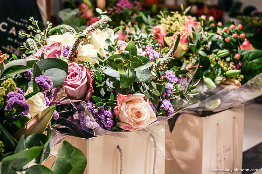 Row of Bouquets