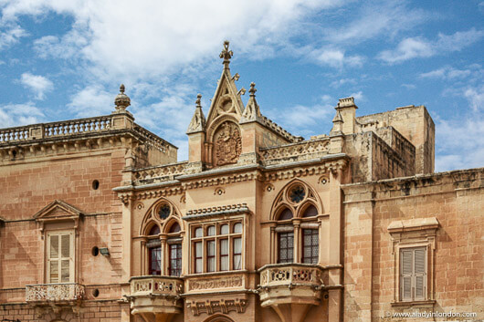 Buildings in Mdina