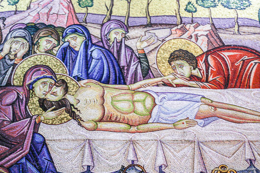 Mosaic in the Church of the Holy Sepulchre