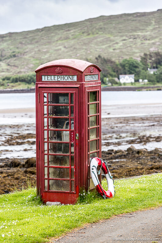 Red Phone Box on Rum