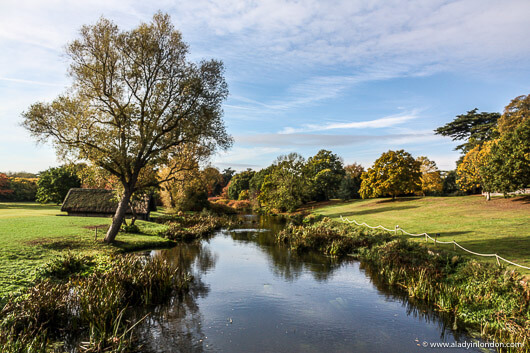 River Avon at Warwick Castle in England