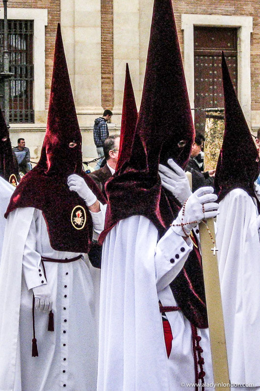 Parade for Semana Santa in Sevilla, Spain