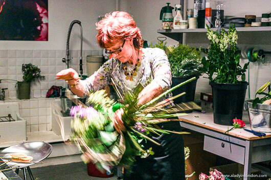 Teacher at the Covent Garden Academy of Flowers in London