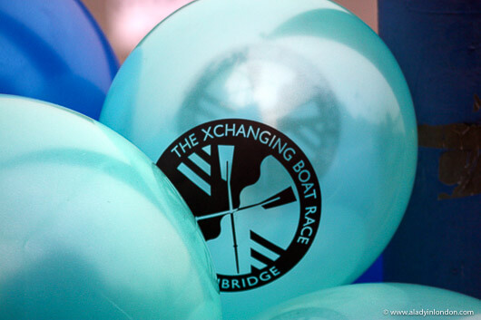 Balloons at the Oxford Cambridge Boat Race in London