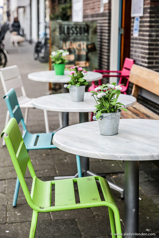 Cafe in The Hague, Netherlands