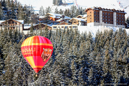 Hot Air Balloon in Courchevel
