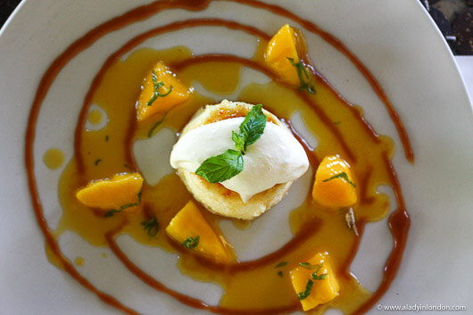 Mango Dessert at Amorita Resort in Panglao