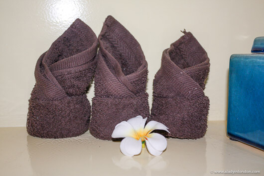Towels at a Spa in London