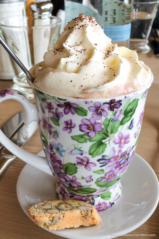 Hot Chocolate at El Paradiso in St Moritz