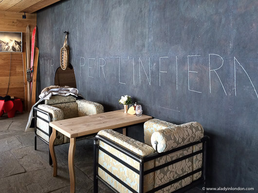 Private Room at El Paradiso in St Moritz