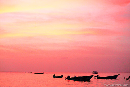 Sunset in Tobago