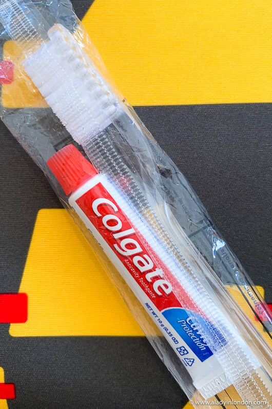 Toothbrush and Toothpaste from a Dentist in London